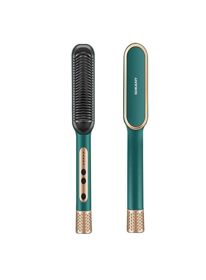 Sokany Hair Straightener , Green - SK-1008