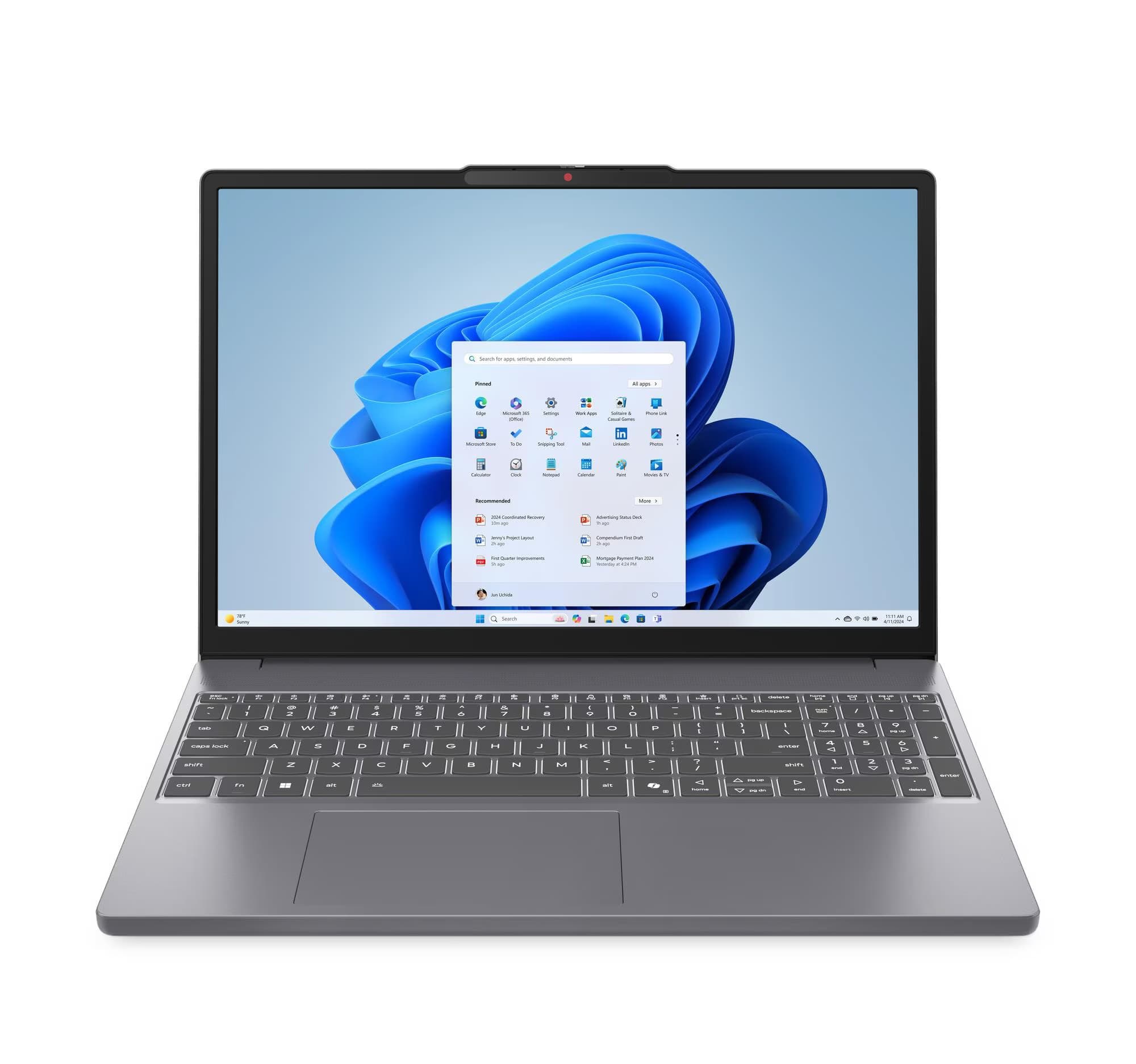 Lenovo IdeaPad Slim 3 15IRH10 Laptop ,Intel Core i5-13420H 15.3 Inch ,512 GB SSD ,8 GB ,Intel UHD Graphics ,FreeDos - Luna Grey