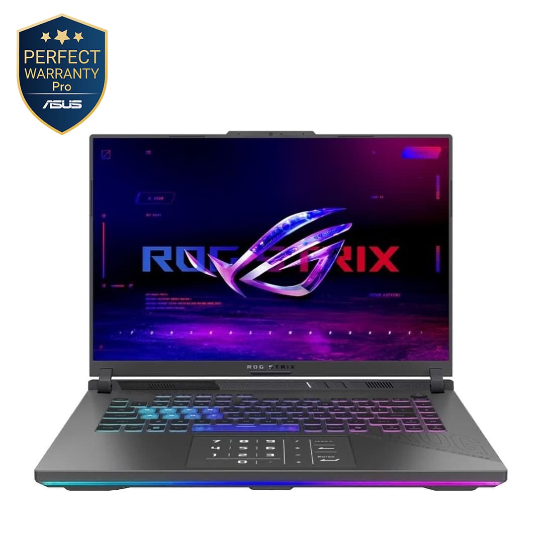 Asus ROG Strix G16 G615LW-G321W Gaming Laptop ,Intel Core Ultra 9 275HX 16 Inch ,1 Terabyte SSD ,32 GB ,NVIDIA GeForce RTX 5080 ,Windows 11 - Eclipse Grey