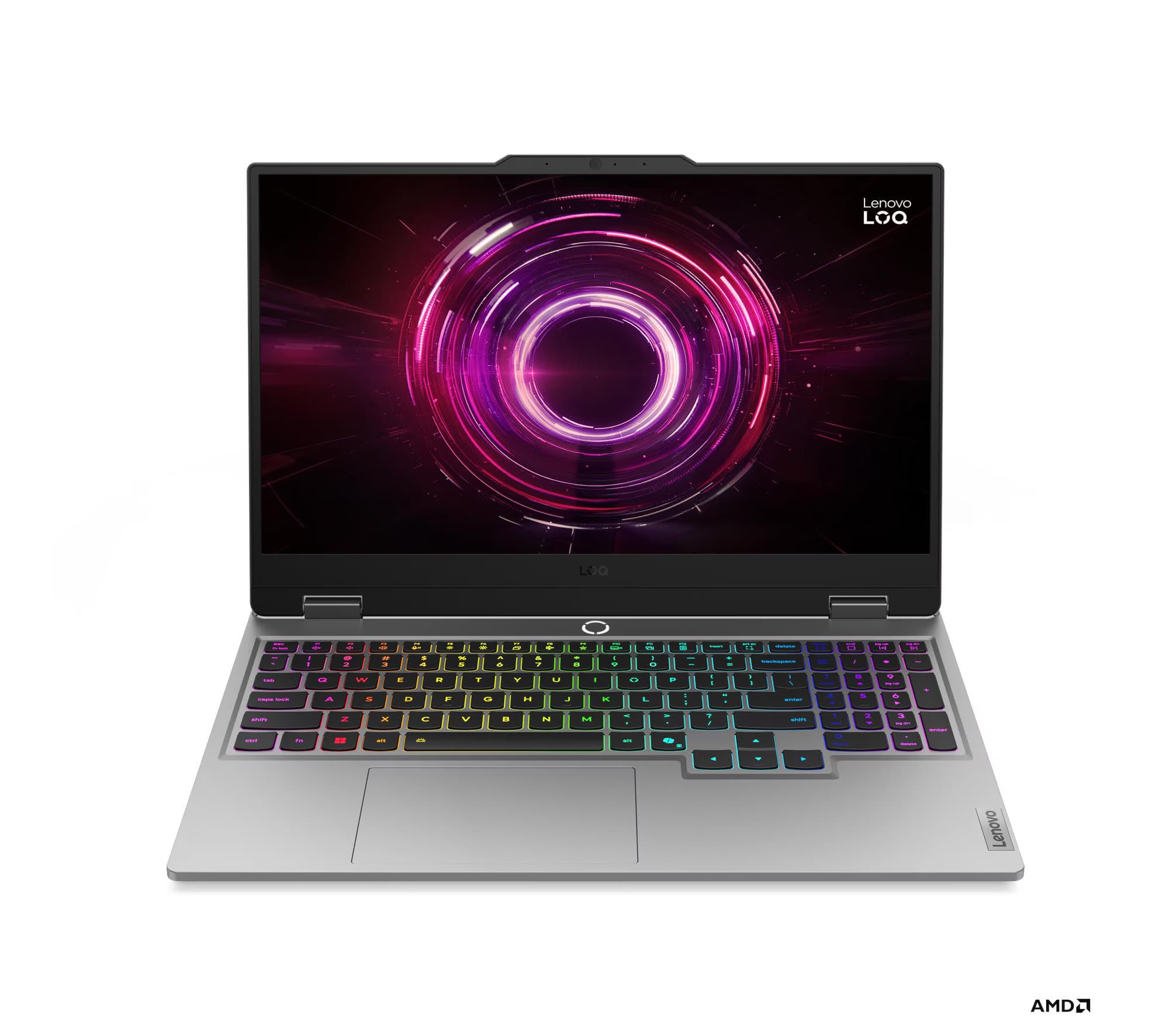 Lenovo LOQ 15AHP10 83JG002BED Gaming Laptop ,AMD Ryzen 7 250 15.6 Inch ,512 GB SSD ,16 GB ,NVIDIA GeForce RTX 5050 ,FreeDos - Luna Grey