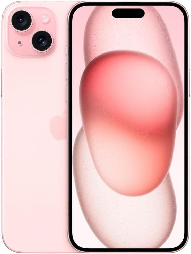 Apple iPhone 15 , 128 GB , 8 GB , 5G , Dual-SIM - Pink