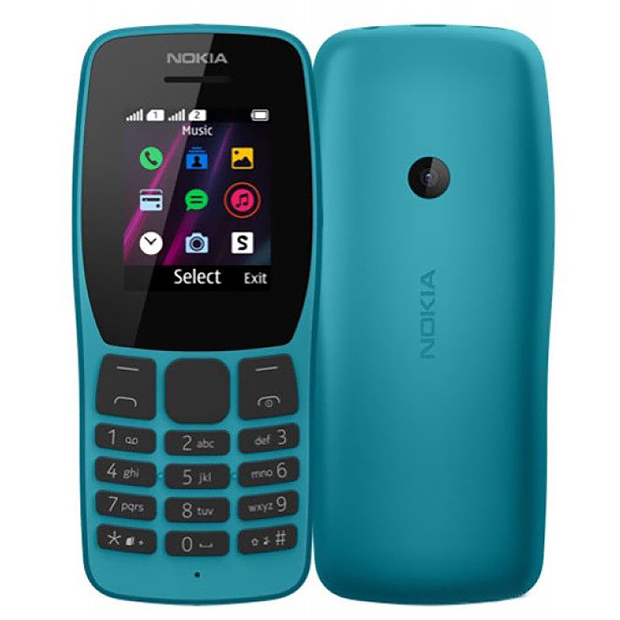 Nokia 110 (2019) Dual-SIM , Ocean Blue