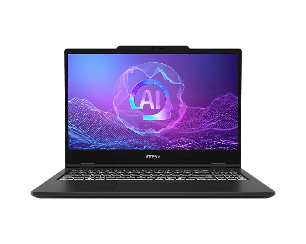 MSI Venture 15 AI A2HMG - 9S7-15Q221-025 Laptop ,Intel Core Ultra 7 255H 15.6 Inch ,512 GB SSD ,16 GB ,Intel Arc Graphics ,Windows 11 - Solid Gray
