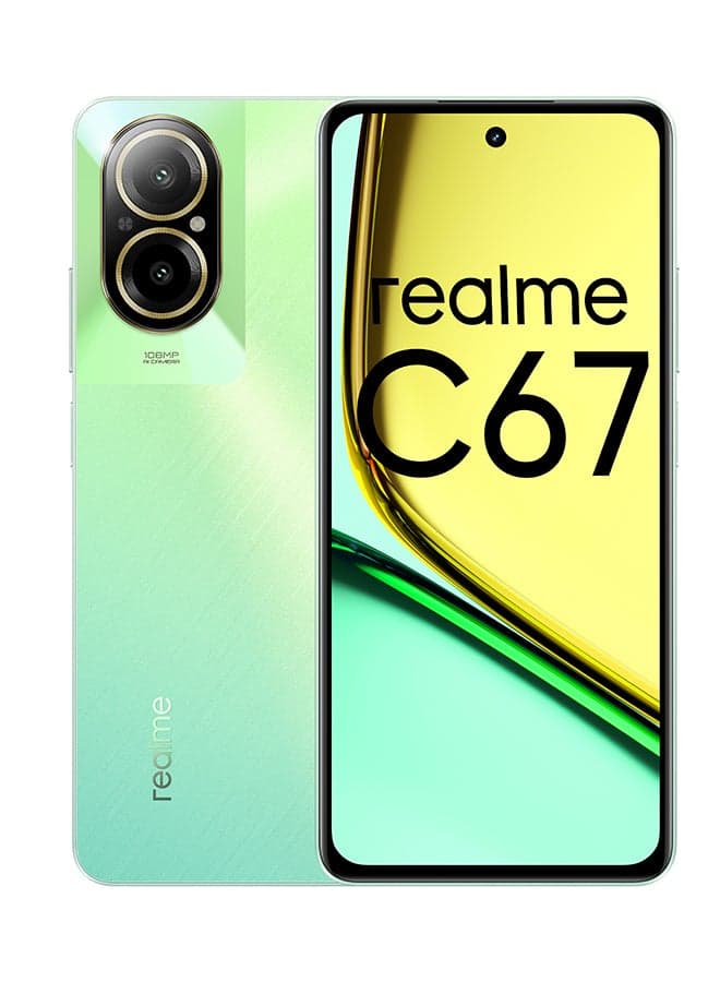 Realme C67 , 256 GB , 8 GB , 4G LTE , Dual-SIM - Sunny Oasis