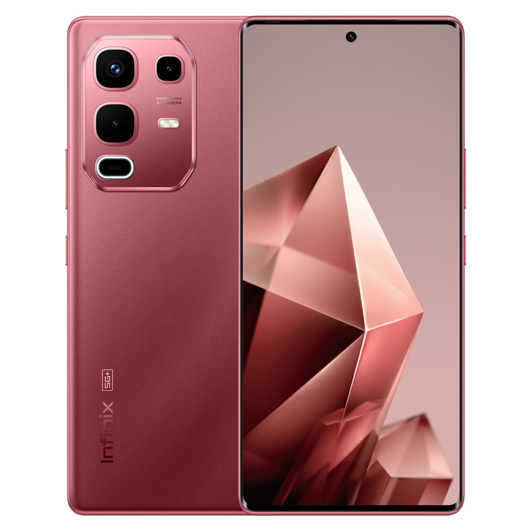 Infinix Note 50s , 256 GB , 8 GB , 5G , Dual-SIM - Ruby Red