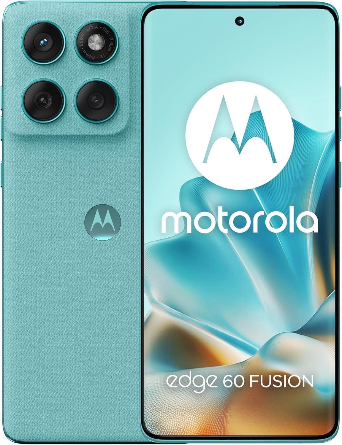 Motorola Edge 60 Fusion , 256 GB , 12 GB - Amazonite Blue