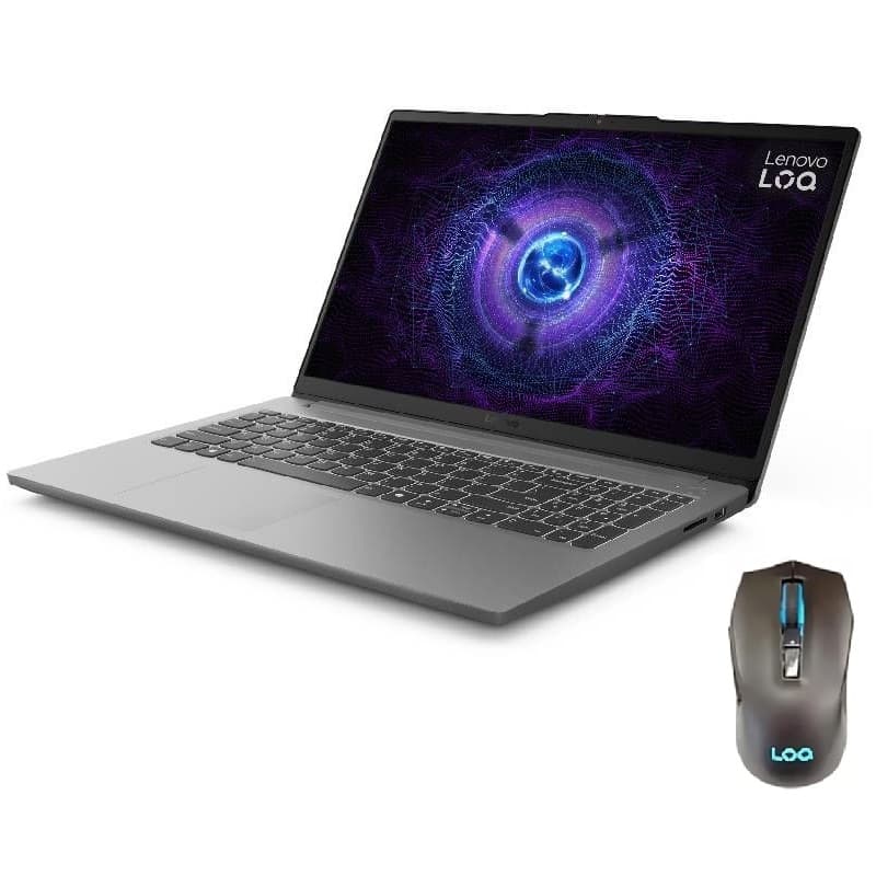 Lenovo Lenovo LOQ Essential 15IAX9E Gaming Laptop 83LK0070ED Laptop ,Intel Core i5-12450HX 15.6 Inch ,512 GB SSD ,16 GB ,NVIDIA GeForce RTX 3050 ,Windows 11 - Grey