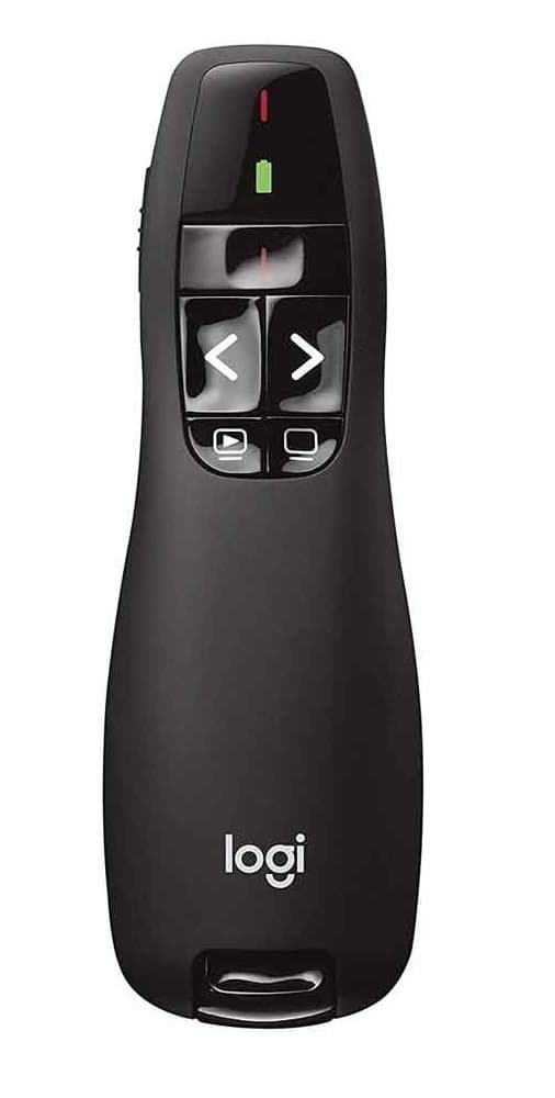 Logitech R400 Wireless Laser Presentation Remote Control Black