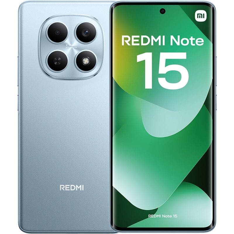 Xiaomi Redmi Note 15 , 256 GB , 8 GB , 4G , Dual-SIM - Glacier Blue