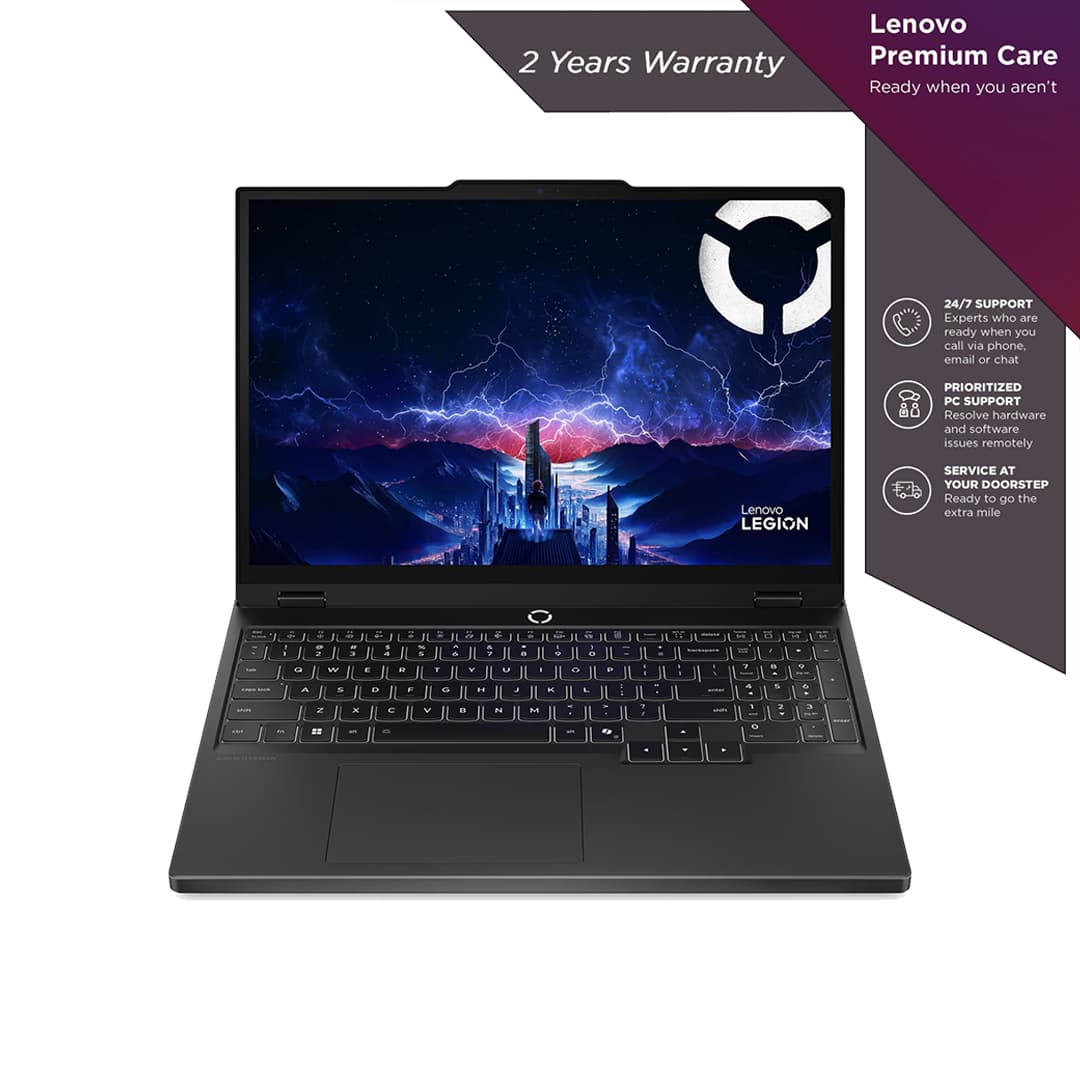 Lenovo Legion 5 15IAX10 - 83F00080ED Gaming Laptop ,Intel Core Ultra 7 255HX 15.1 Inch ,1 Terabyte SSD ,32 GB ,NVIDIA GeForce RTX 5070 ,FreeDos - Eclipse Black