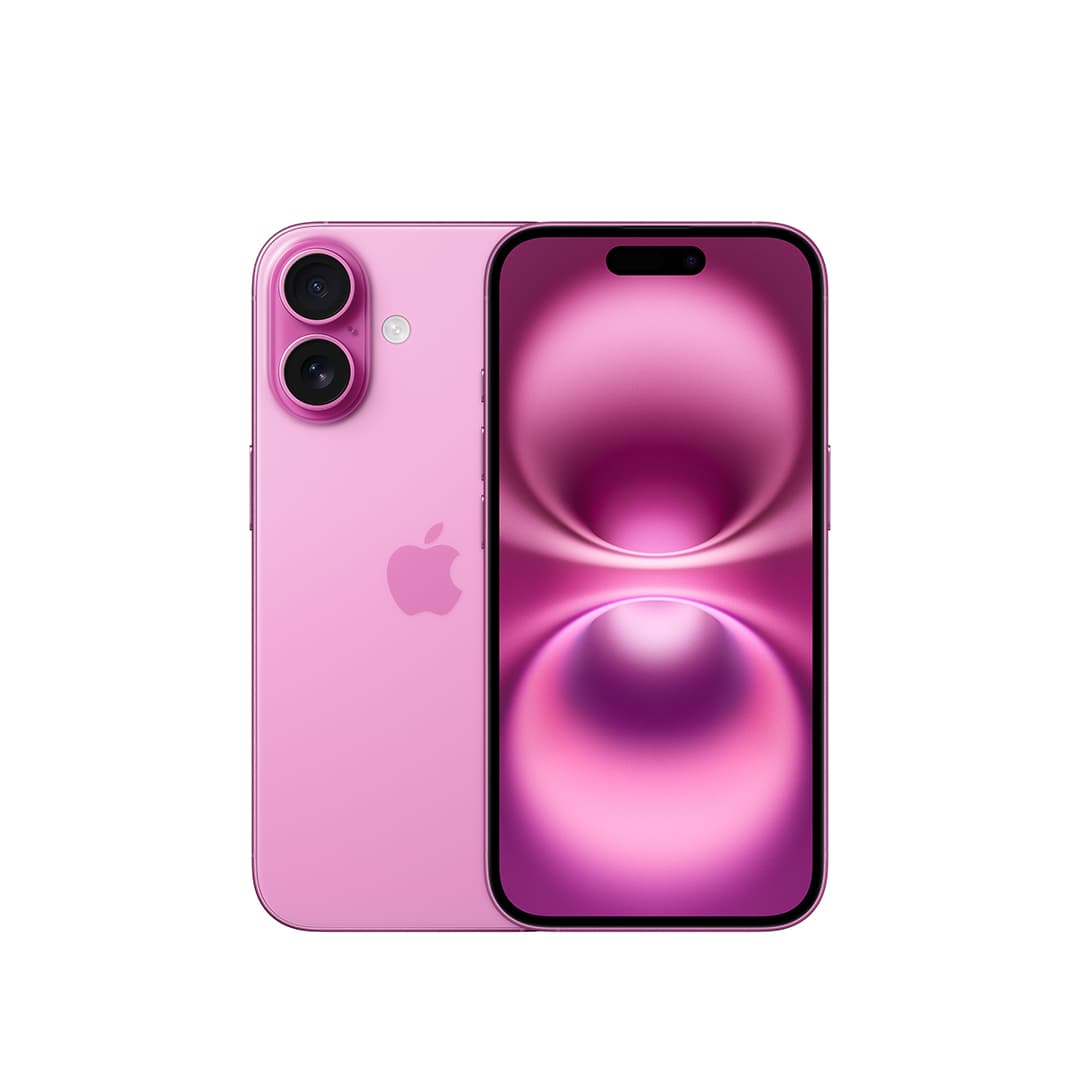 Apple iPhone 16 , 128 GB , 8 GB , 5G , Single SIM - Pink