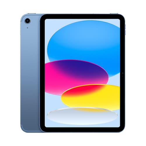 Apple iPad 10th Generation Tablet , 64 GB , 4 GB , Without SIM , Blue