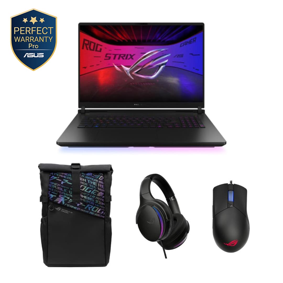Asus ROG Strix SCAR 18 G835LW-AI642W Laptop ,Intel Core Ultra 9 275HX 18 Inch ,4 Terabyte SSD ,64 GB ,NVIDIA GeForce RTX 5090 ,Windows 11 - Off Black