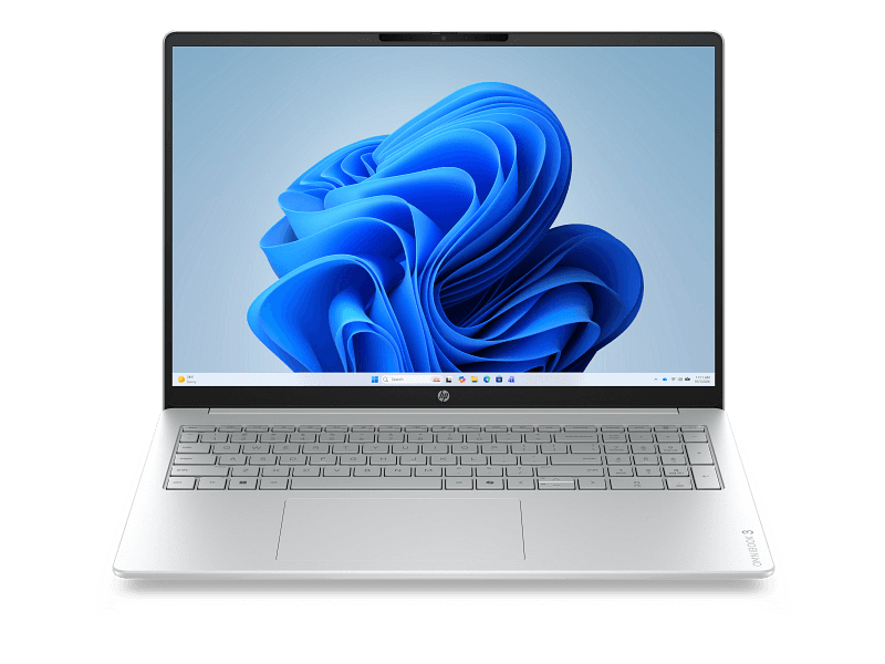 Hp OmniBook 3 Laptop 16-by0006ne D52U4EA Laptop ,AMD Ryzen 5 130 16 Inch ,512 GB SSD ,24 GB ,AMD Radeon 660M ,Windows 11 - Glacier Silver