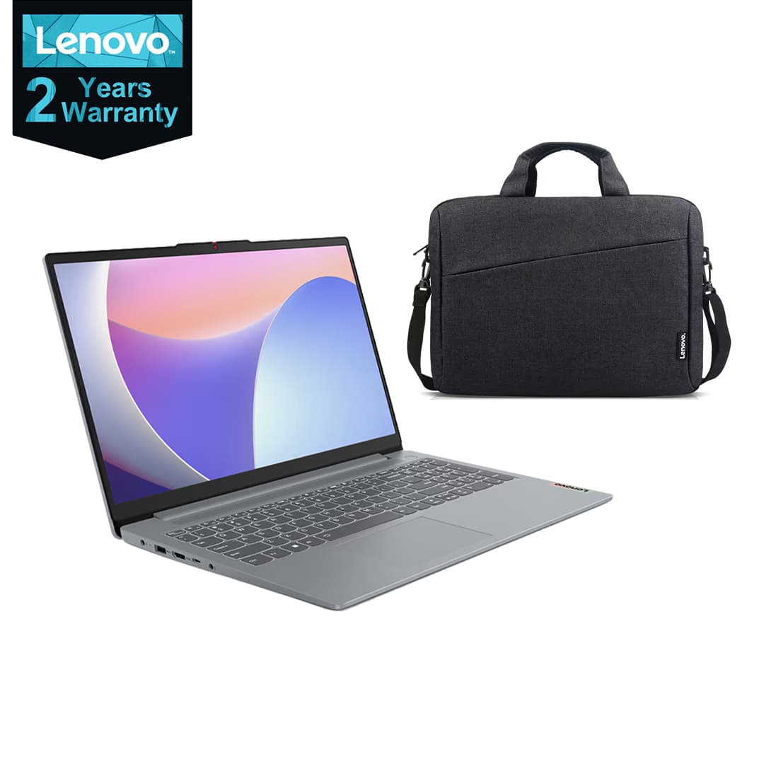Lenovo IdeaPad Slim 3 15ABR8 with 15.6 Inch Laptop Casual Toploader Bag - T210 Laptop ,Intel Core i7-13620H 15.6 Inch ,512 GB SSD ,16 GB ,Intel UHD Graphics ,FreeDos - Grey