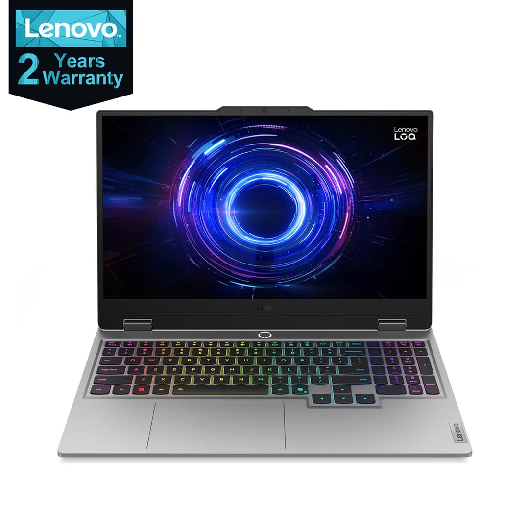 Lenovo LOQ 15IRX10 83JE00WYED Gaming Laptop ,Intel Core i7-14700HX 15.6 Inch ,512 GB SSD ,16 GB ,NVIDIA GeForce RTX 5060 ,Windows 11 - Luna Grey