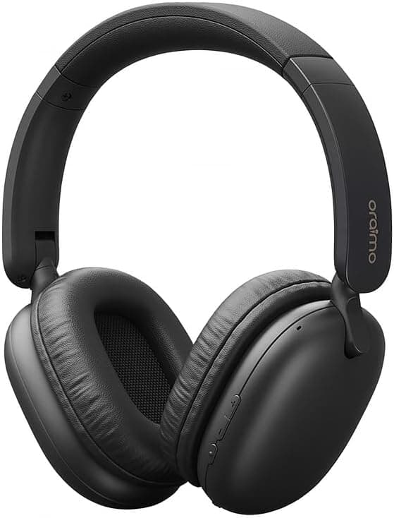 Oraimo BoomPop Lite Wired and Wireless Over-Ear Headphones , Speed Black - OHP-317