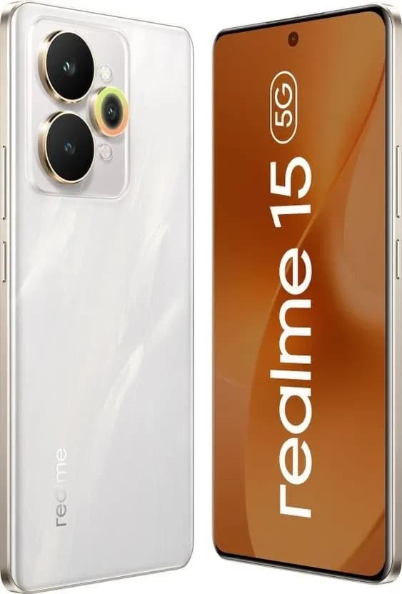 Realme 15 , 256 GB , 12 GB , 5G , Dual-SIM - Flowing Silver