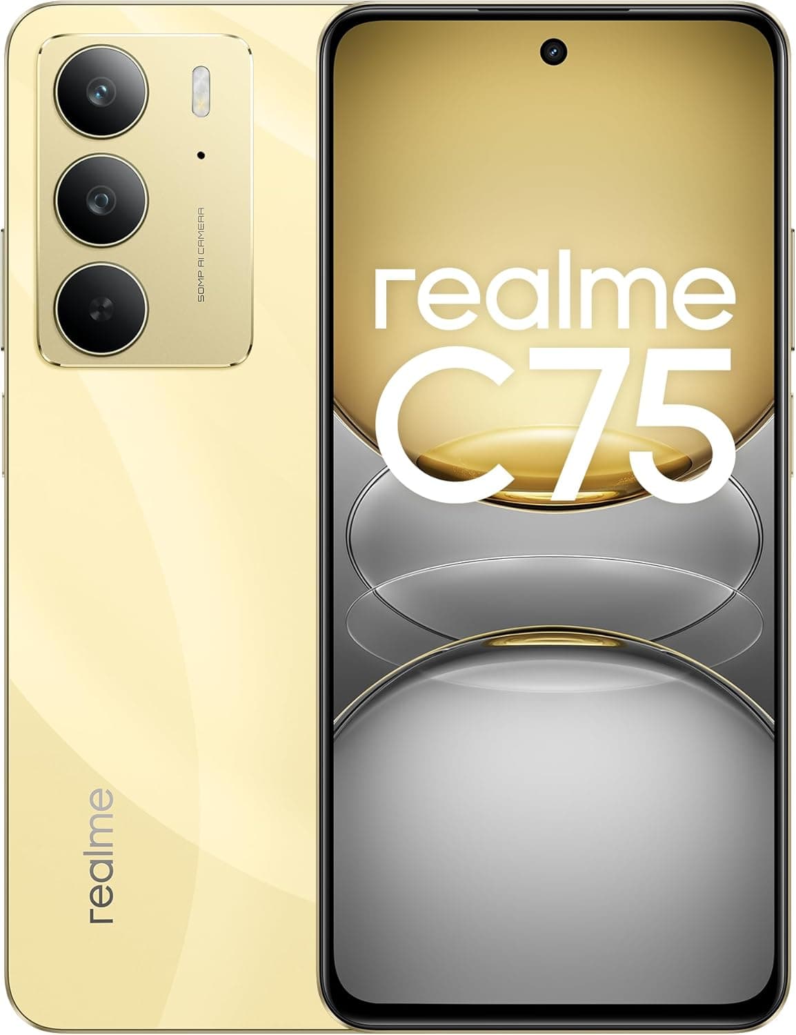 Realme C75 , 256 GB , 8 GB , 4G LTE , Dual-SIM - Gold