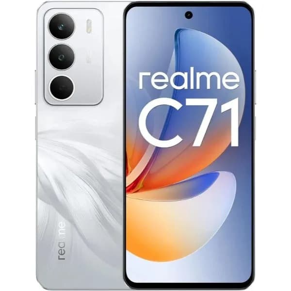 Realme C71 , 256 GB , 4 GB , 4G , Dual-SIM - White Swan