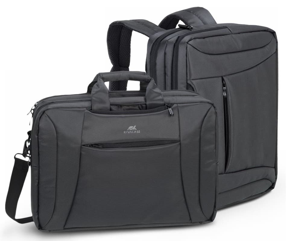 Rivercase Central Laptop Bag for 15.6 Inch Laptop , Black 8290
