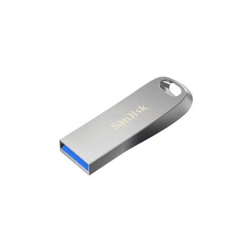 Sandisk Ultra Luxe USB 3.2 Gen 1 Flash Drive , 64 GB , Silver - SDCZ74-064G-G46