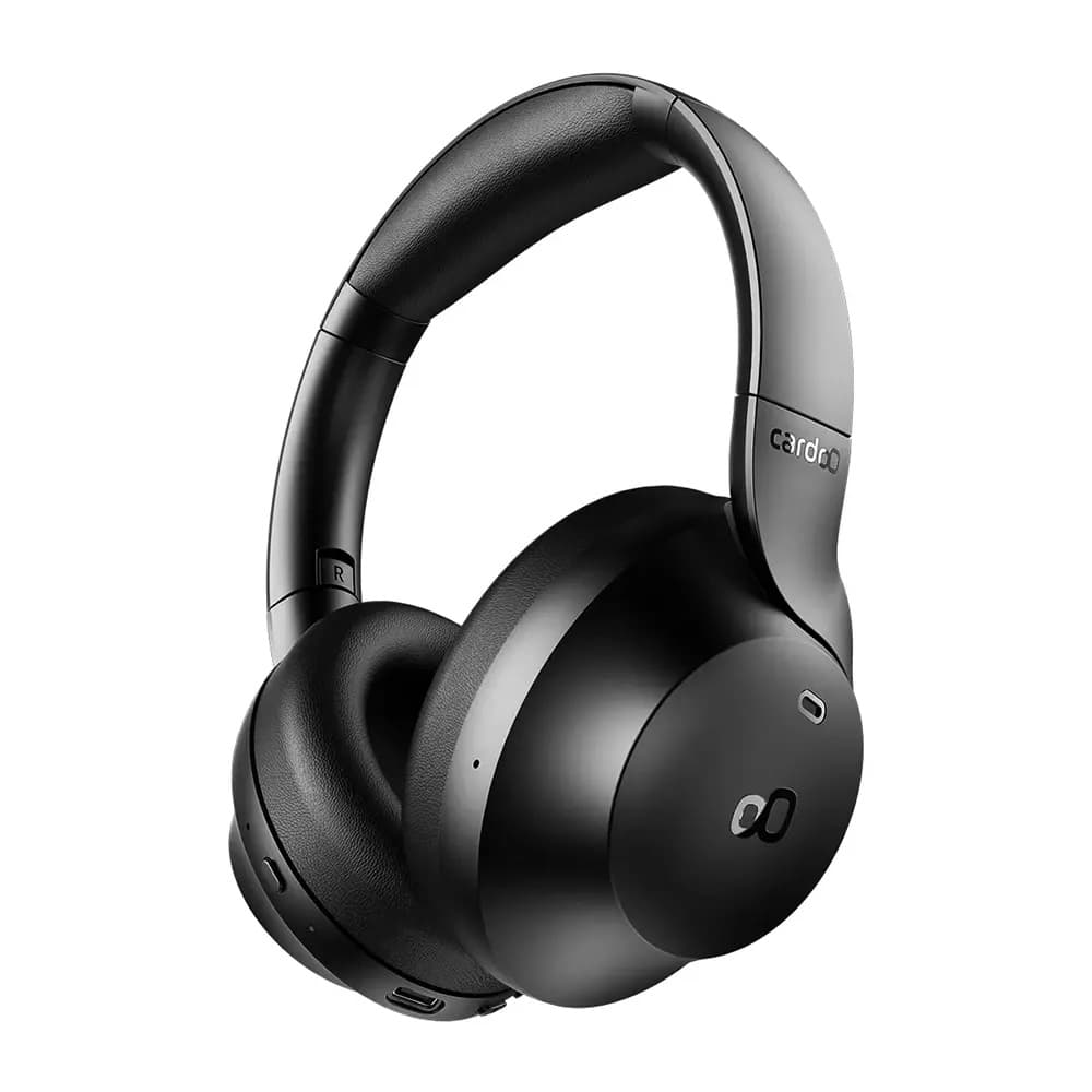 Cardoo Wireless Over Ear Headphones , Black - CGLHDP01E
