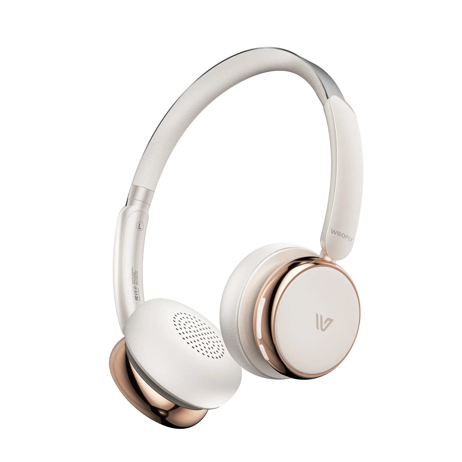 Weofly Nova Wired and Wireless On-Ear Headphones , White