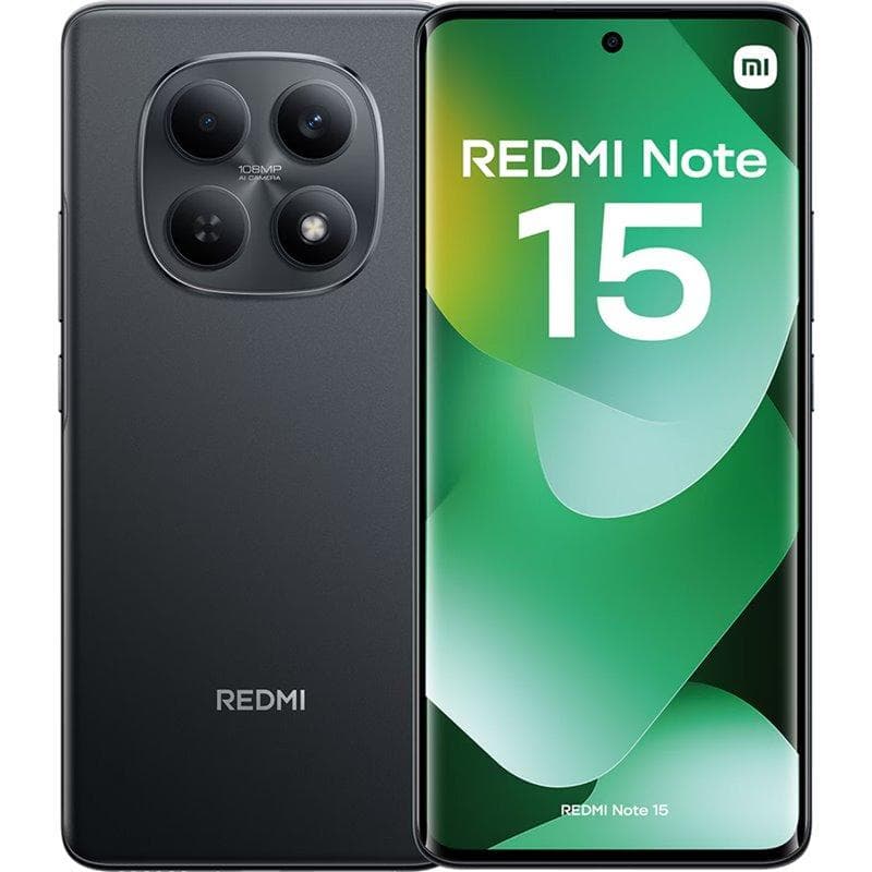 Xiaomi Redmi Note 15 , 256 GB , 8 GB , 4G , Dual-SIM - Black