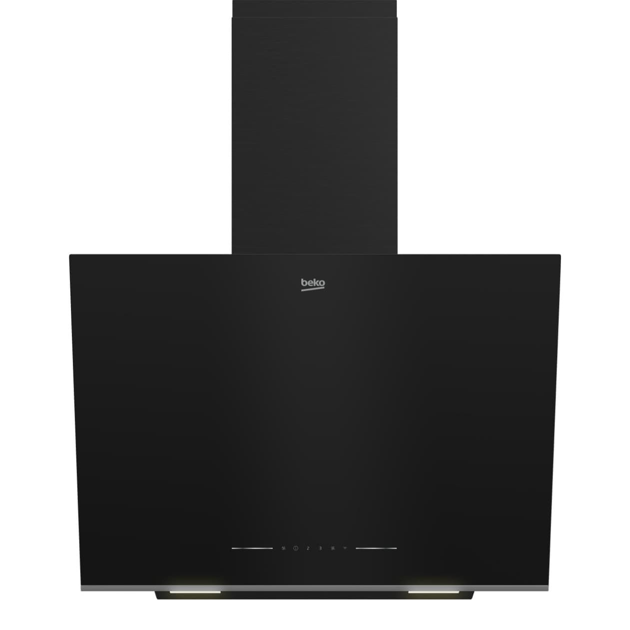 Beko Built-In Decorative Hood , 60 Centimeter , Black - BHCA66641BFBHSE