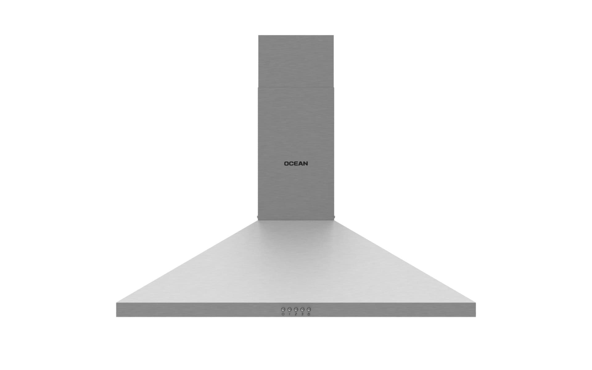 Ocean Built-In Pyramids Hood , 90 Centimeter , Inox - OWCHR 96 I CF