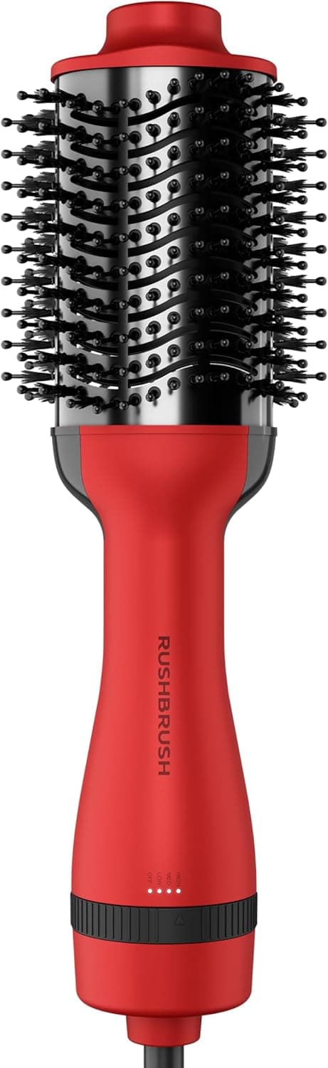 Rush Brush V2 PLUS Hair Volumizer Brush , Red