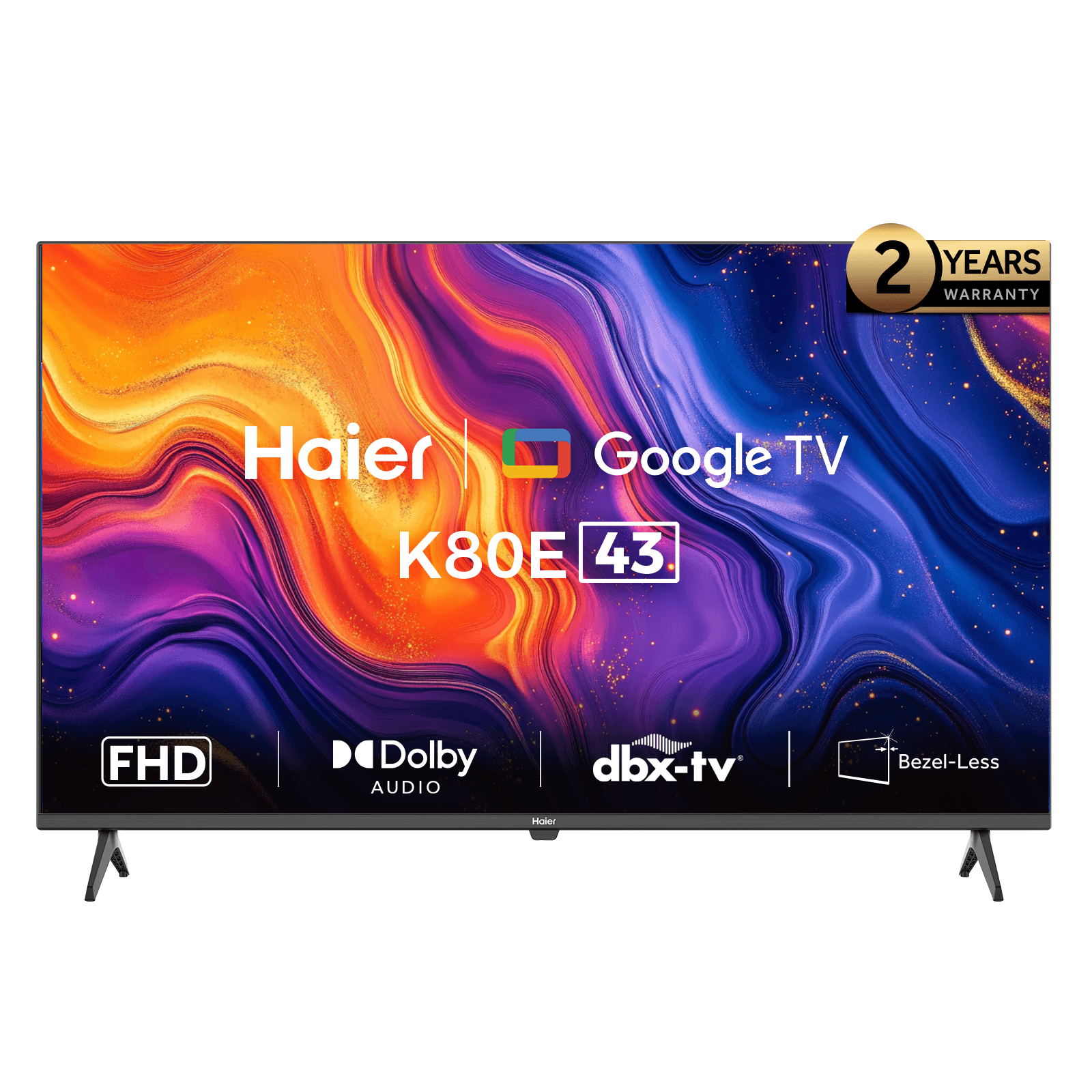 Haier 43 Inch Smart TV , FHD LED Built-In Receiver - H43K80EF