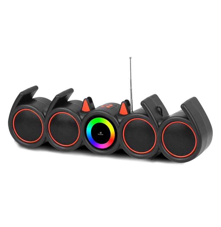Kisonli Portable Bluetooth Speaker , Black - LED-918