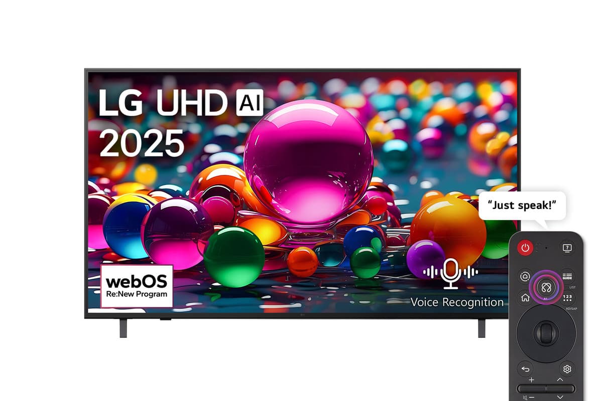 LG 65 Inch Smart TV , 4K UHD LED Built-In Receiver - 65UA85006LA