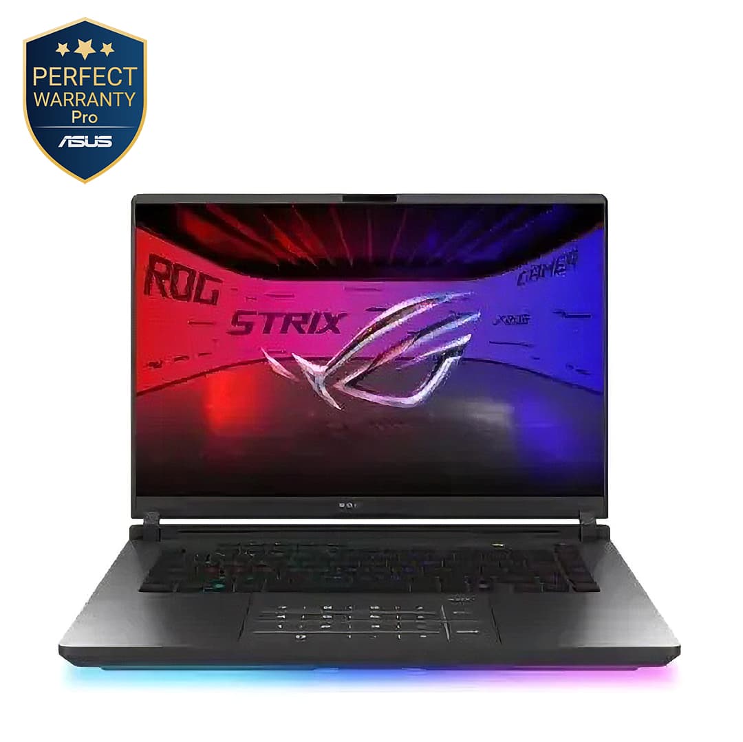 Asus ROG Strix G16 G615LR-VG132W Gaming Laptop ,Intel Core Ultra 9 275HX 16 Inch ,1 Terabyte SSD ,32 GB ,NVIDIA GeForce RTX 5070 TI ,Windows 11 - Eclipse Gray