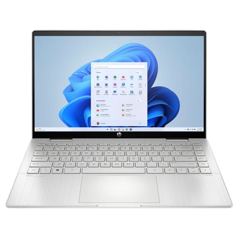 Hp Pavilion x360 14-ek1020ne 9R2F4EA Laptop ,Intel Core i7-1355U 14 Inch ,512 GB ,16 GB ,Intel Iris XE Graphics ,Windows 11 - Natural Silver