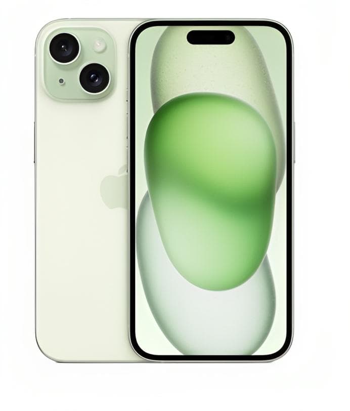 Apple iPhone 15 , 128 GB , 6 GB , 5G , Single SIM - Green