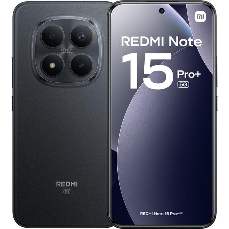 Xiaomi Redmi Note 15 Pro Plus , 256 GB , 12 GB , 5G , Dual-SIM - Black