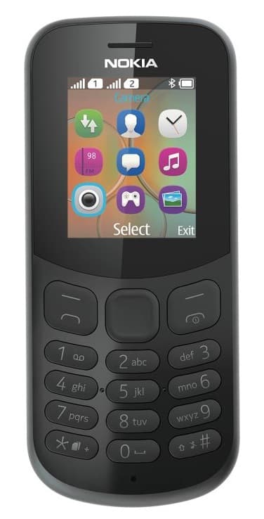 Nokia Nokia 130 Dual-SIM , Black