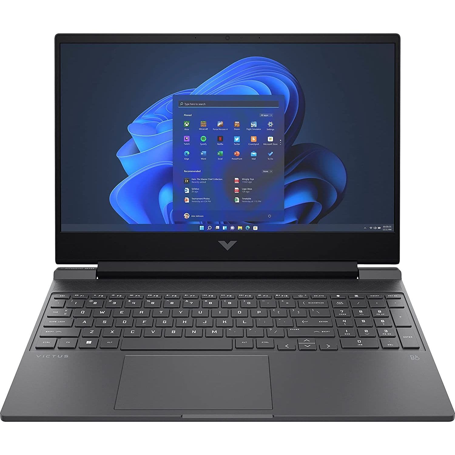 Hp Victus 15-fa0031dx Laptop ,Intel Core I5-12450H 15.6 Inch ,512 GB SSD ,8 GB ,NVIDIA GeForce GTX 1650 ,Windows 11 - Silver