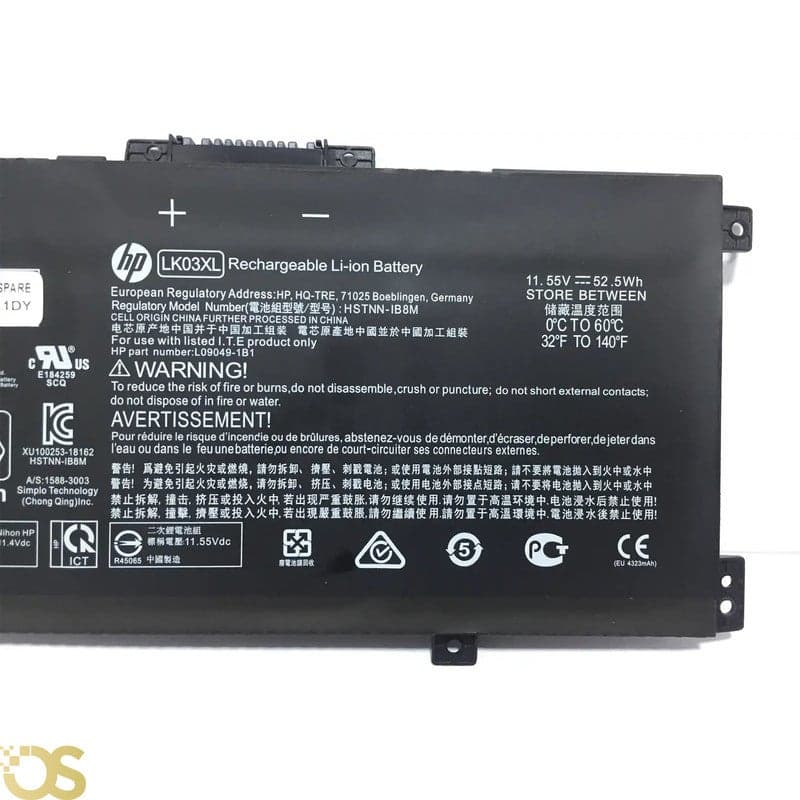 Generic HP LK03XL Laptop Battery for HP Envy X360 15-BP 15-BQ 15-CN 15-CP 17-AE 17-CE Battery LK03XL - LK03XL