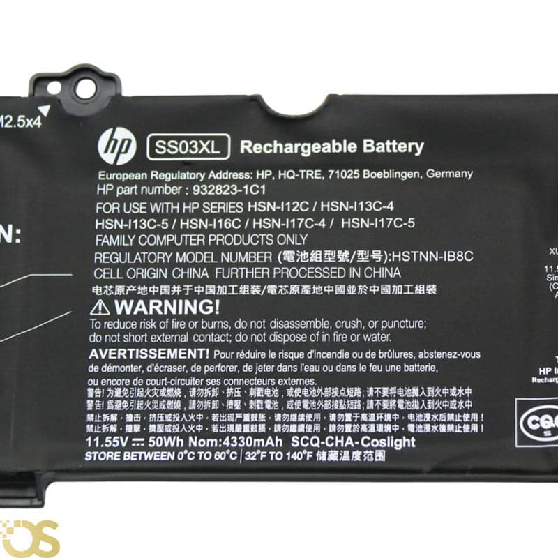 Generic HP SS03XL Laptop Battery for HP EliteBook 730 735 740 745 830 840 846 G5 G6 SS03XL - SS03XL