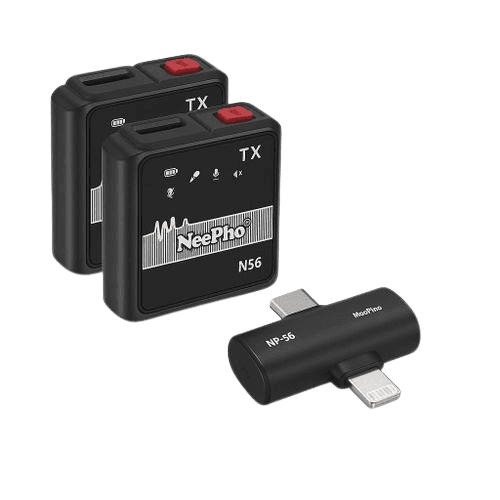 Neepho Wireless Microphone , Black - NP-56