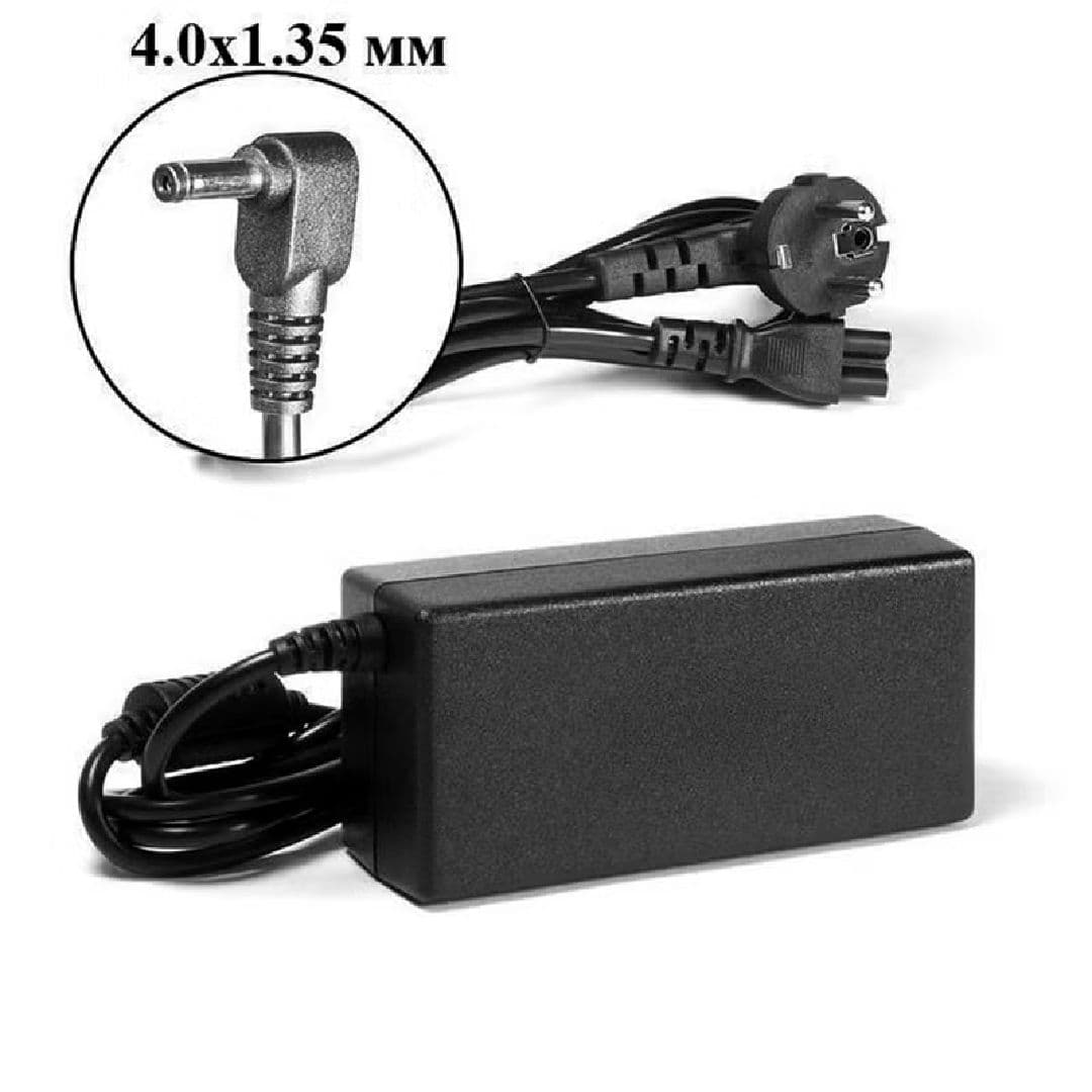Generic Laptop Charger for Asus DC 4×1.35mm 3.42A , 65 Watt , Black