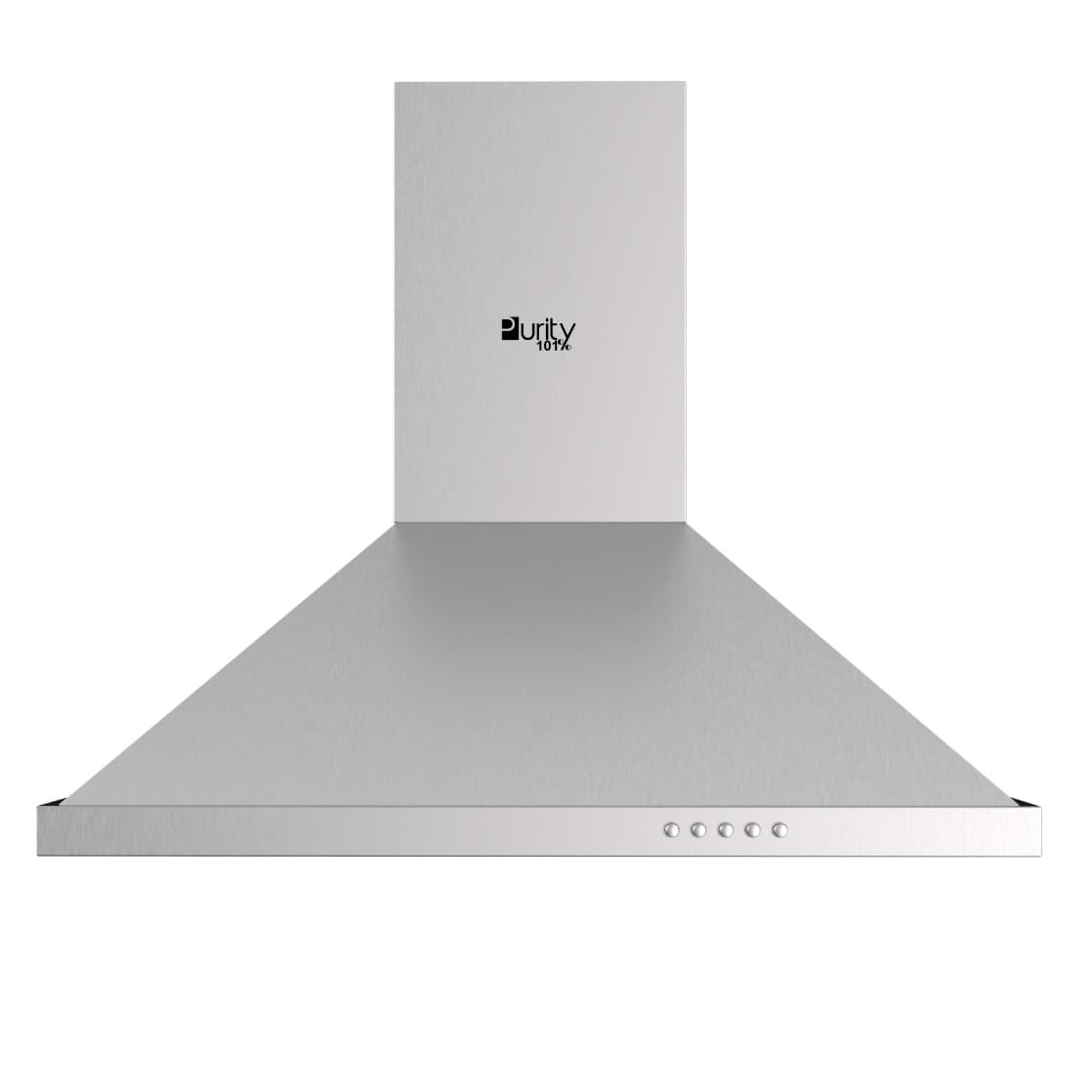 Purity Pansy Plus Built-In Pyramids Hood , 90 Centimeter , Silver