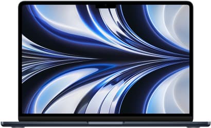 Apple MacBook Air MLY33AE-A Laptop ,Apple M2 Chip with 8-core CPU 13.6 Inch ,256 GB SSD ,8 GB ,Apple M2 GPU 8 Cores ,macOS - Midnight