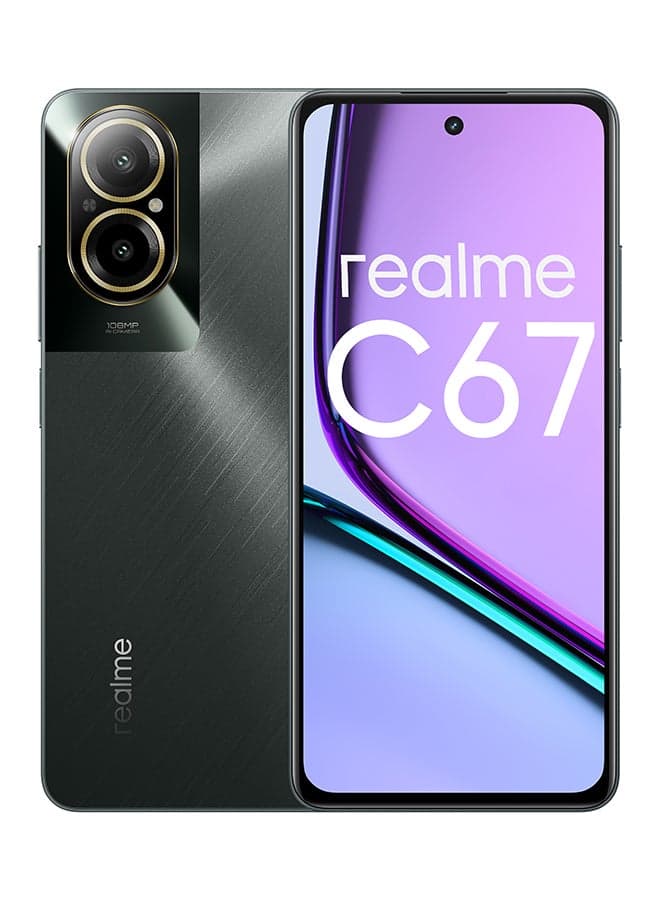 Realme C67 , 256 GB , 8 GB , 4G LTE , Dual-SIM - Black Rock