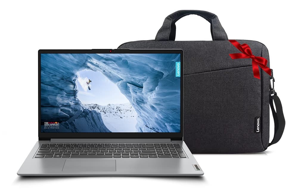 Lenovo IdeaPad 1 15IAU7 Laptop ,Intel Core i3-1215U 15.6 Inch ,256 GB SSD ,4 GB ,Intel UHD Graphics ,Windows 11 - Cloud Grey