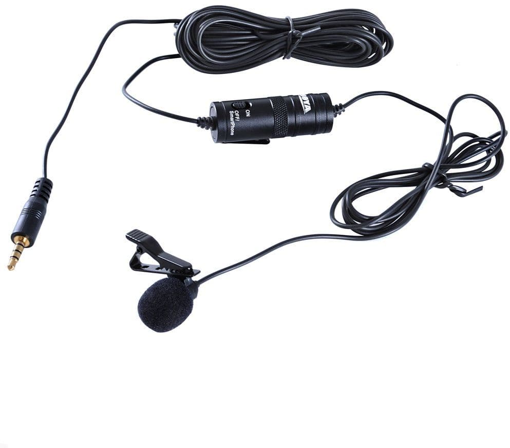 Boya Wired Microphone , Black - BY-M1